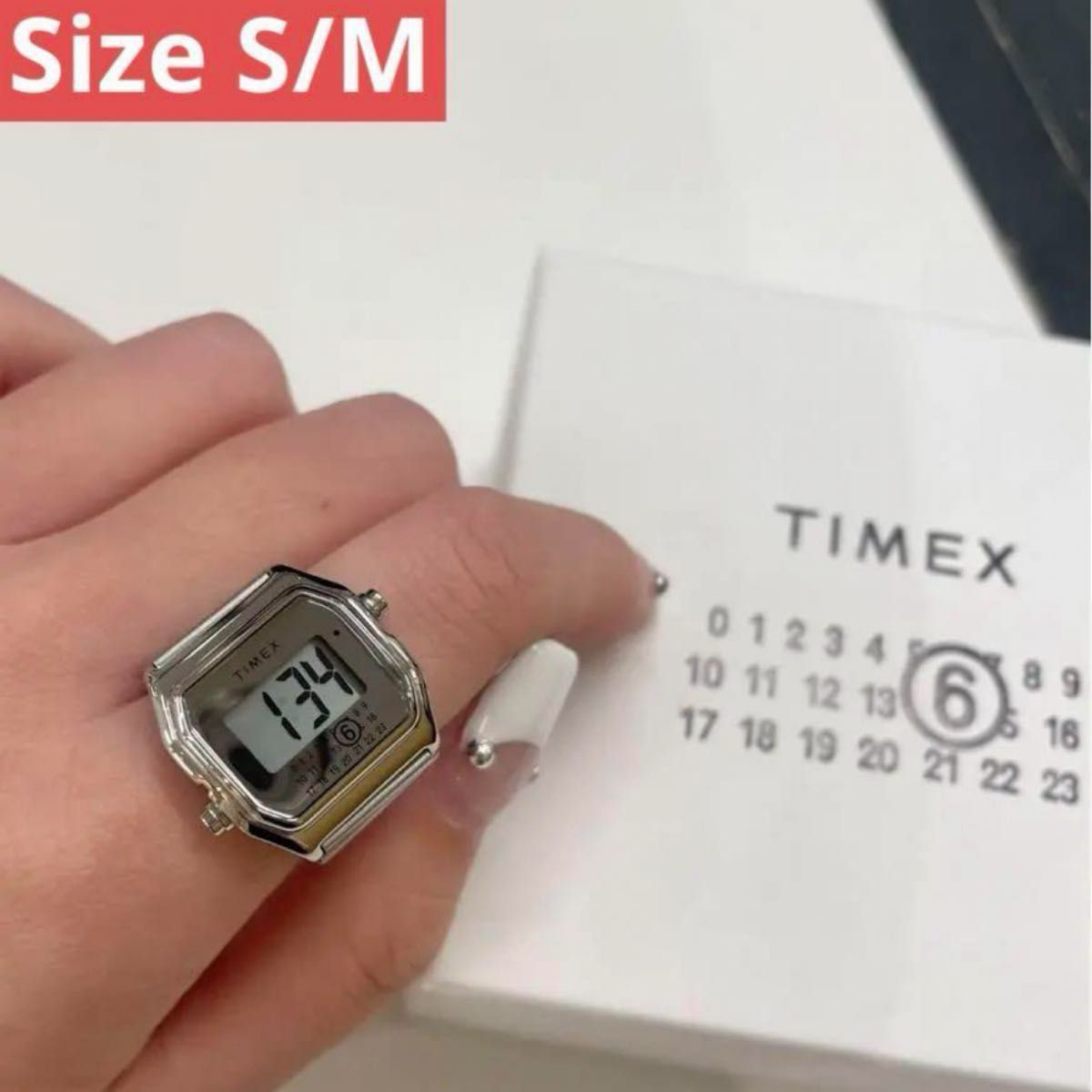 直営店店購入 MM6 × TIMEX Maison Margiela リング ウォッチ 直営店店購入 MM6 × TIMEX Maison Margiela リング ウォッチ