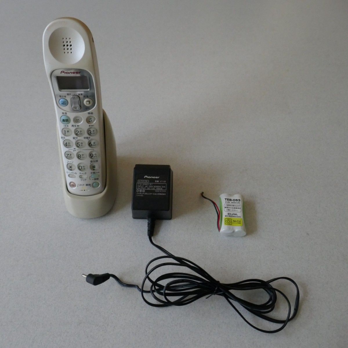 パイオニア 子機① TF-TK71 充電台 ACアダプター VT-09 DC 7 5V パイオニア 子機① TF-TK71 充電台 ACアダプター VT-09 DC 7 5V