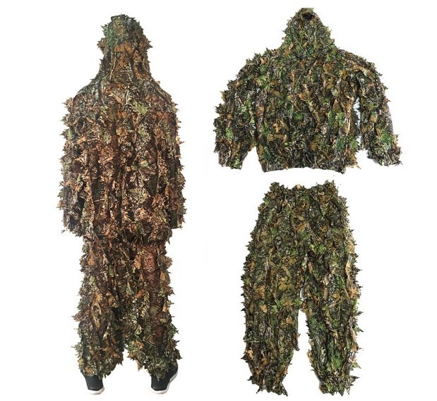 ギリースーツ ミリタリーウェア サバゲーウェア 狩猟服 迷彩服 葉迷彩 