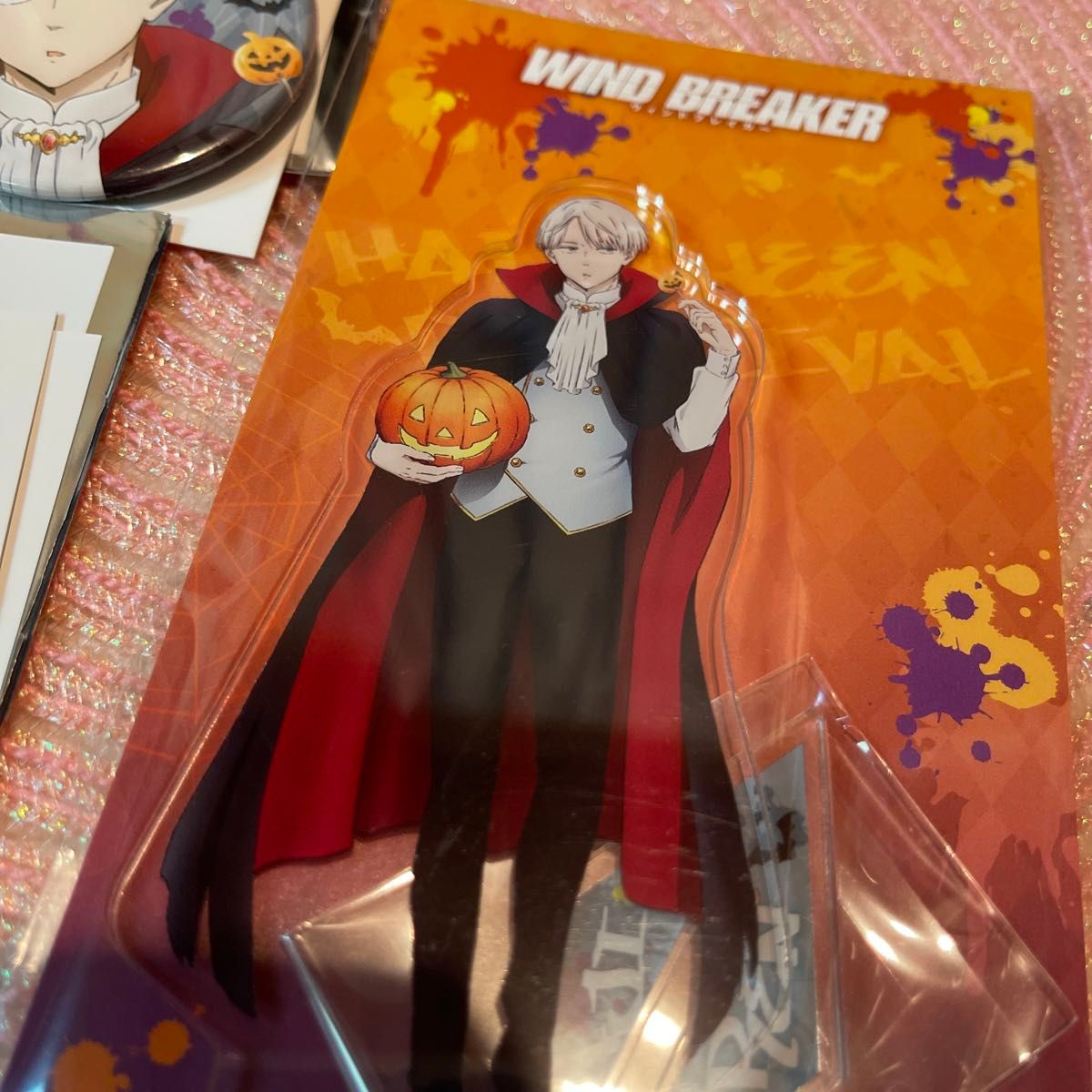 梶蓮 ウィンブレ WIND BREAKER 東風商店街 アクスタ 缶バッジ 梶蓮 ウィンブレ WIND BREAKER 東風商店街 アクスタ 缶バッジ