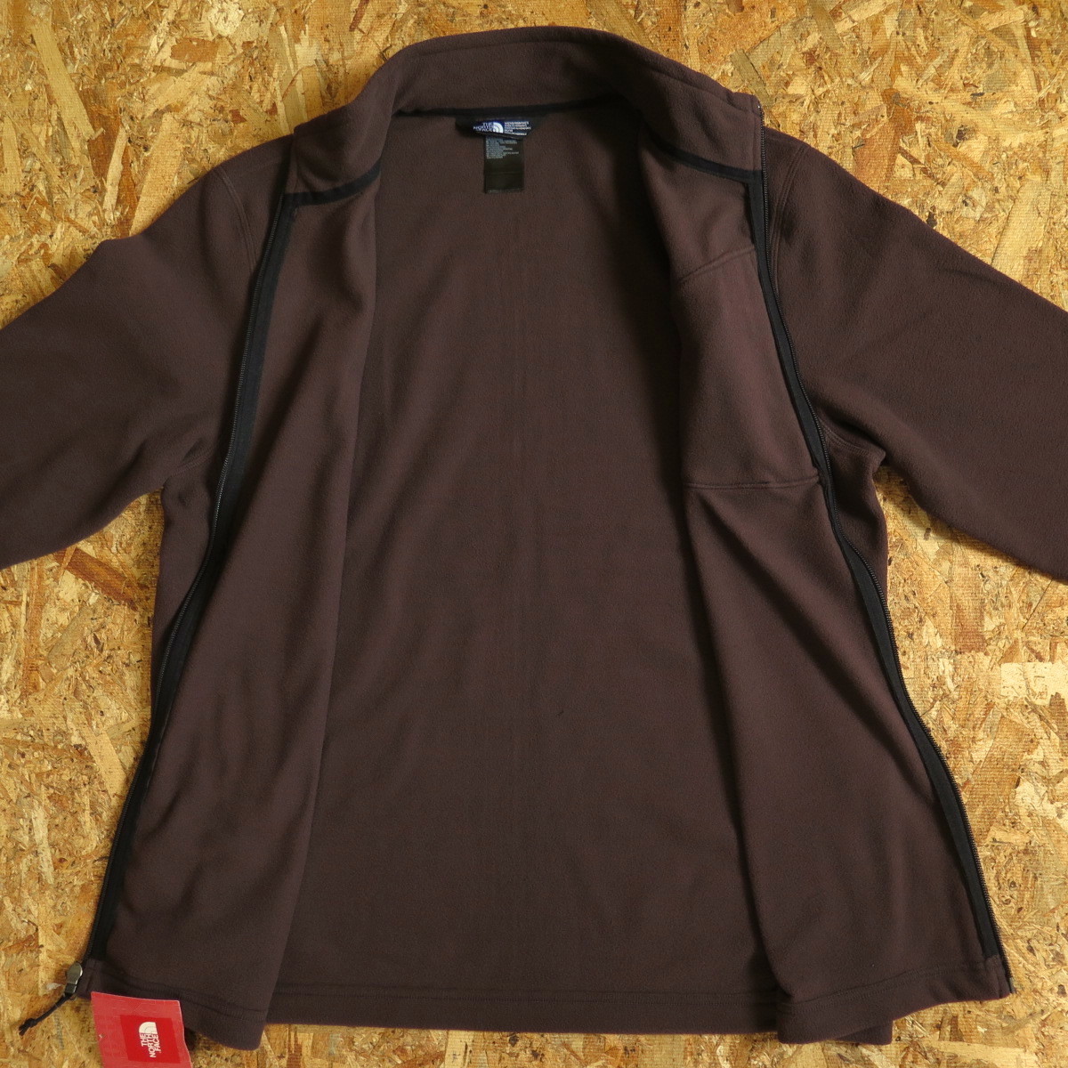 新品☆本物 USAモデル THE NORTH FACE 100 TUNDRA FLEECE JACKET Mサイズ ノースフェイス フリースジャケット BROWN アメリカ