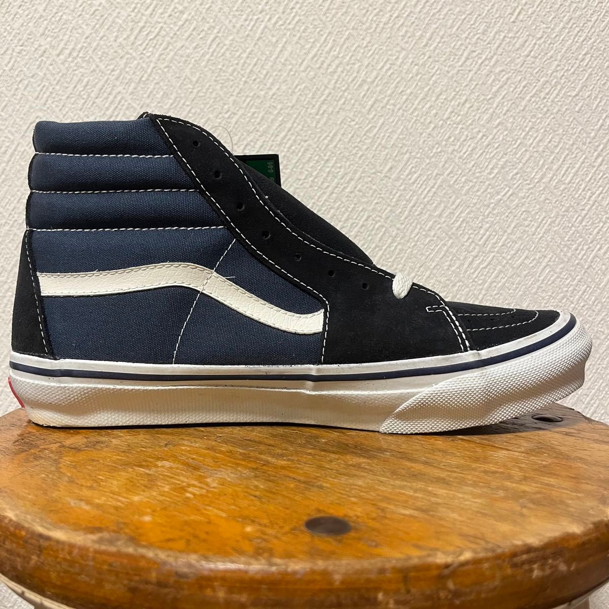 26cm DEADSTOCK vans 90s〜00s SK8-HI スケートハイ スケハイ 紺 26cm DEADSTOCK vans 90s〜00s SK8-HI スケートハイ スケハイ 紺