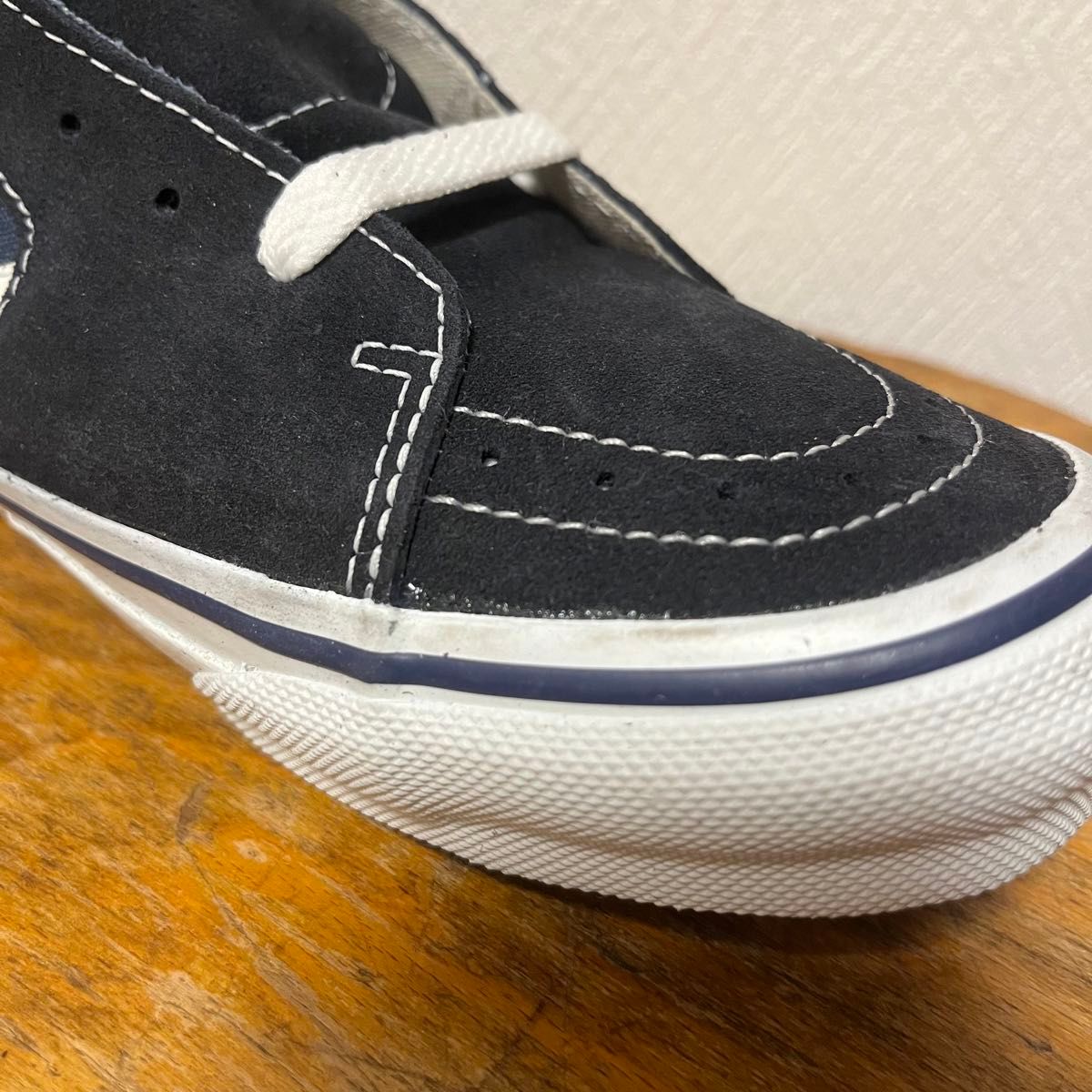 26cm DEADSTOCK vans 90s〜00s SK8-HI スケートハイ スケハイ 紺 26cm DEADSTOCK vans 90s〜00s SK8-HI スケートハイ スケハイ 紺