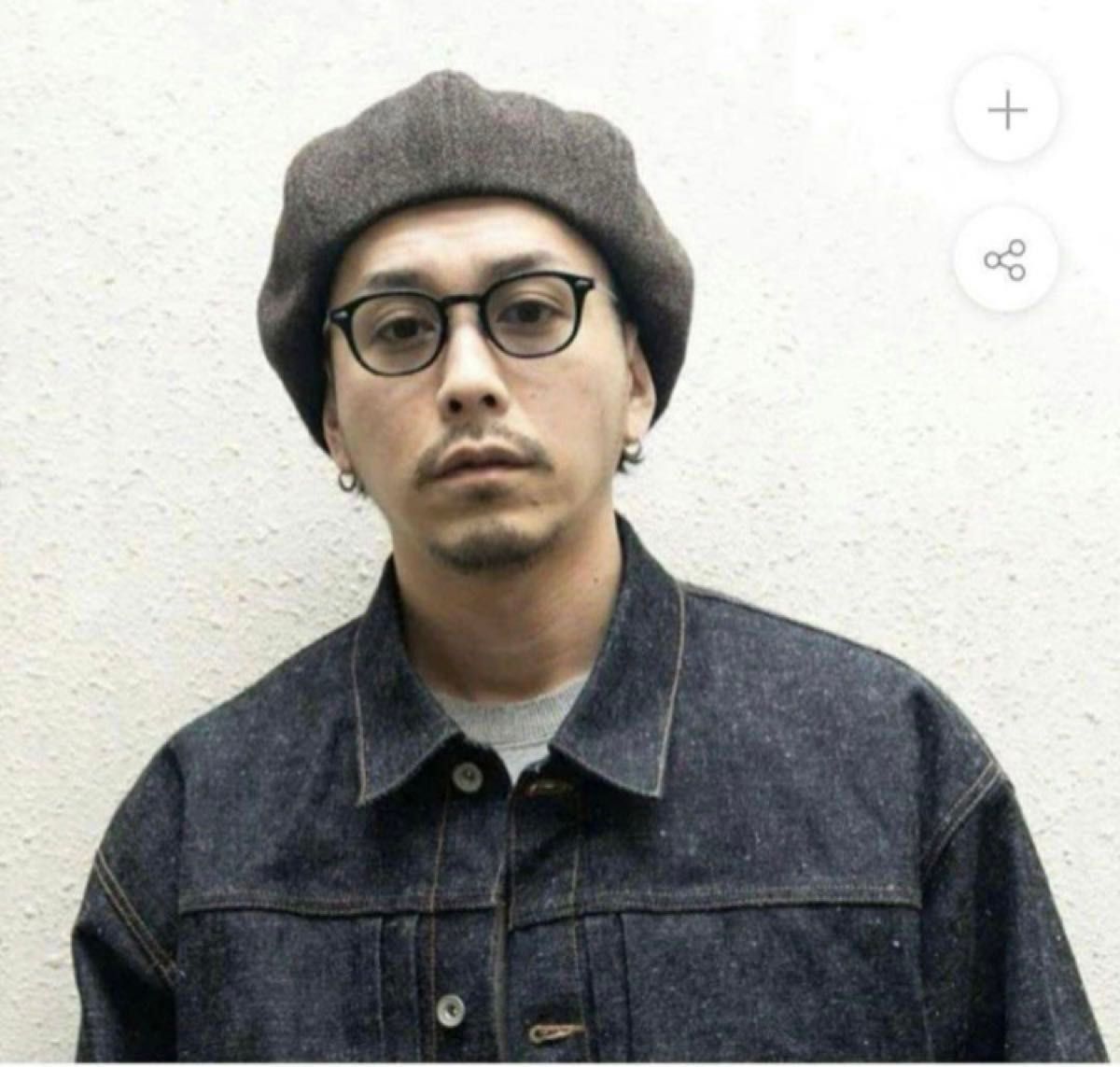 CPH BERET BROKEN WOOL BROWN HEATHER かわしまたかひろ CPH BERET BROKEN WOOL BROWN HEATHER かわしまたかひろ