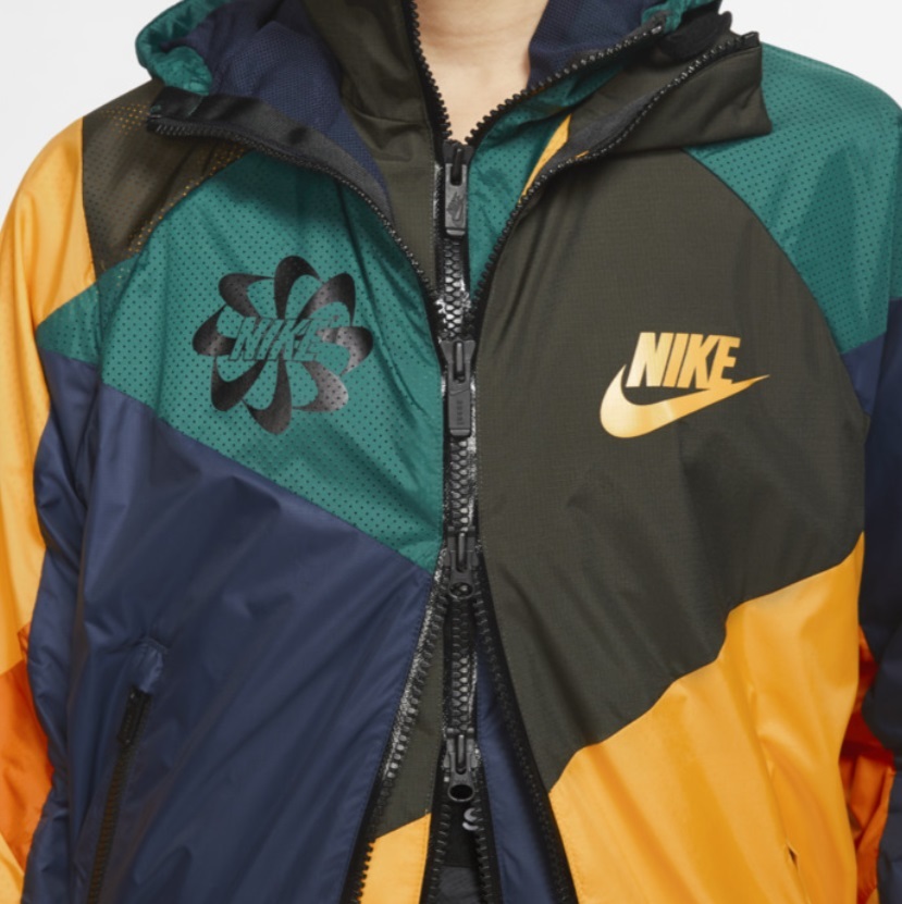 nike sacai hooded anorak