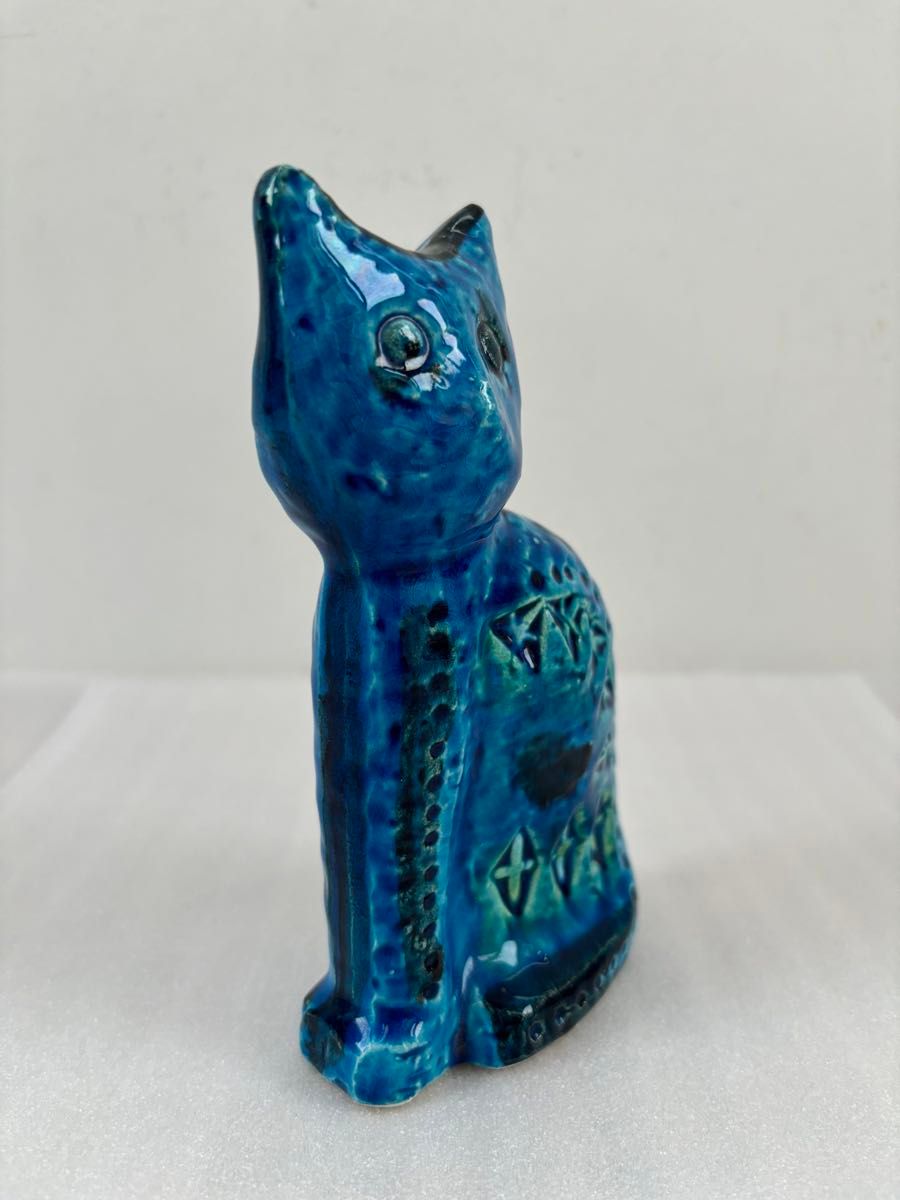 値下げ】BITOSSI社製青い猫の置物FLAVIA 値下げ】BITOSSI社製青い猫の置物FLAVIA