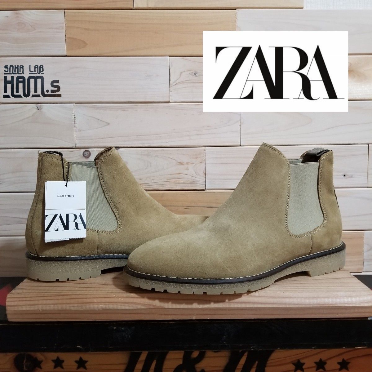 新品未使用』ZARA ザラ スエード サイドゴア ブーツ サイズ 41 新品未使用』ZARA ザラ スエード サイドゴア ブーツ サイズ 41
