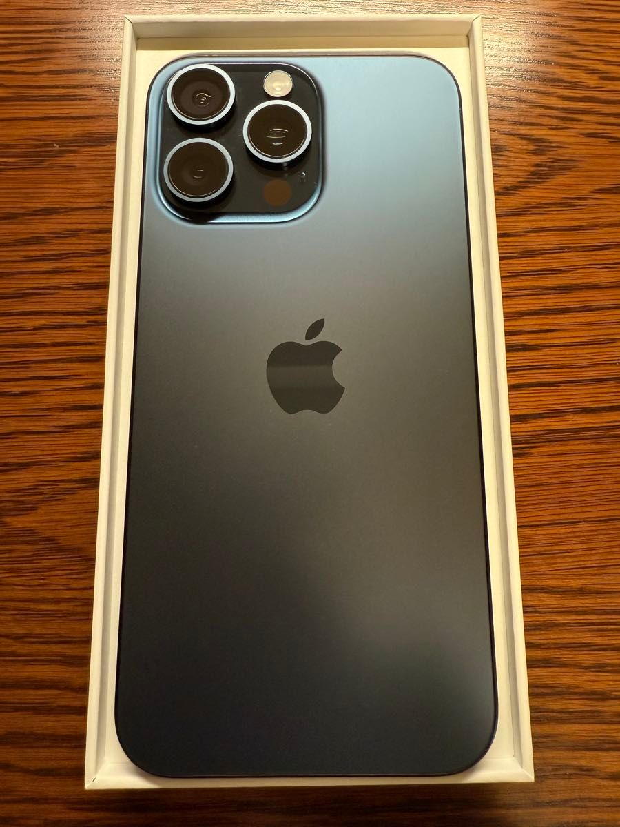 超美品】iPhone15 Pro Max 512GB ブルーチタニウム SIMフリー 超美品】iPhone15 Pro Max 512GB ブルーチタニウム SIMフリー