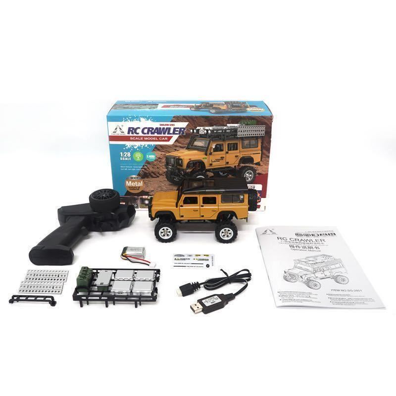 1/28 SG 2801 4WD RC クローラー Land Rover Defender 110 LED 1/28 SG 2801 4WD RC クローラー Land Rover Defender 110 LED