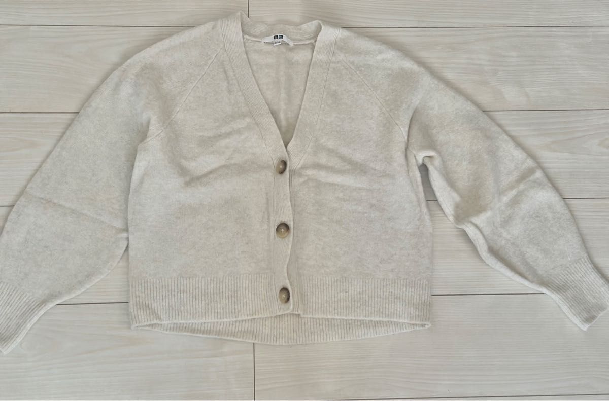 ユニクロ ニット カーディガン UNIQLO スフレヤーンショート ユニクロ ニット カーディガン UNIQLO スフレヤーンショート