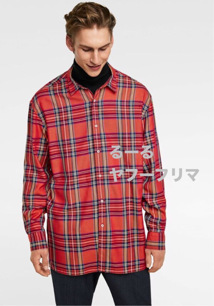 春夏 ゆったり ZARA MAN オーバーサイズ チェック シャツ メンズ 春夏 ゆったり ZARA MAN オーバーサイズ チェック シャツ メンズ