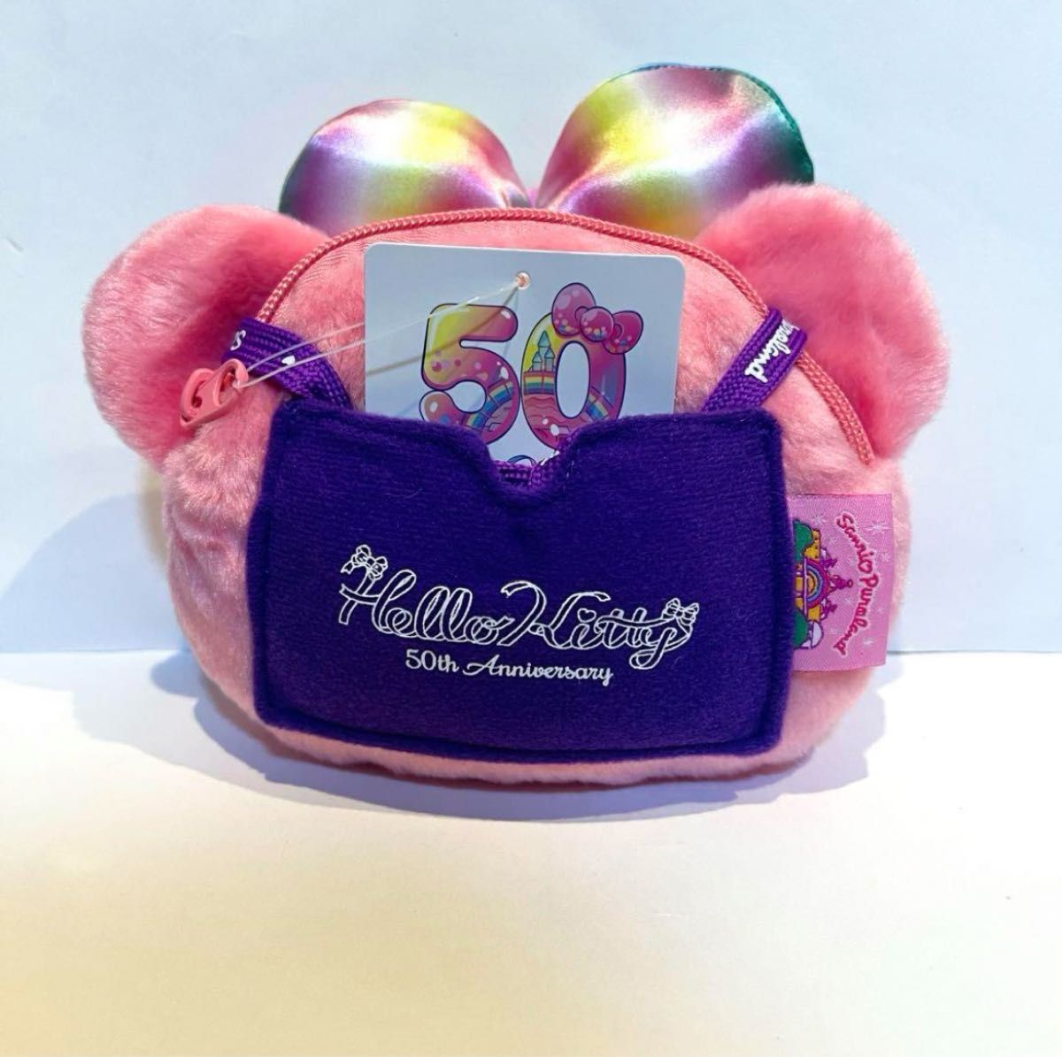 ハローキティ50周年シリーズ ぬいぐるみパース タイニーチャーム ハローキティ50周年シリーズ ぬいぐるみパース タイニーチャーム