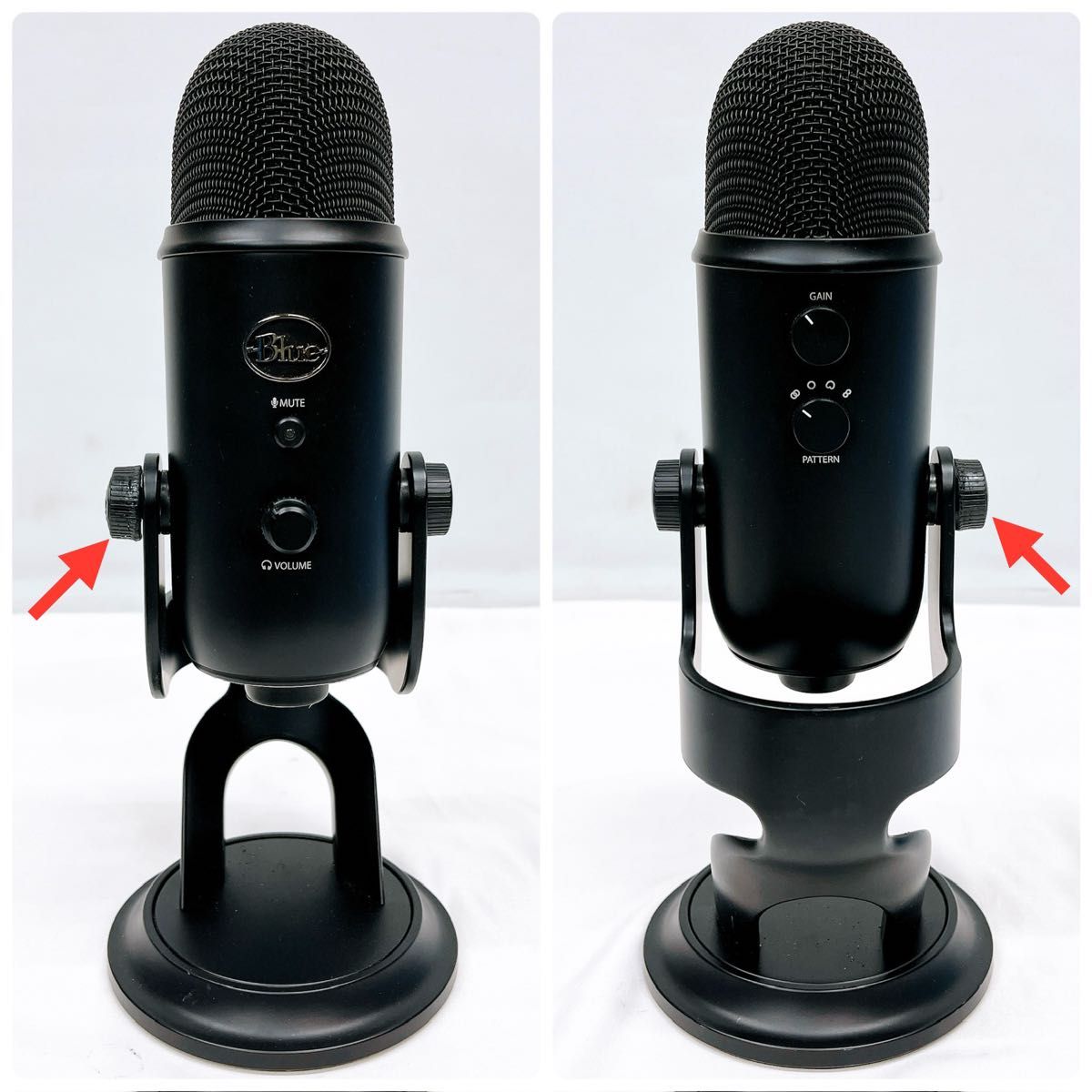 Blue Microphones YETI コンデンサーマイク A00132 ブラック USB Blue Microphones YETI コンデンサーマイク A00132 ブラック USB