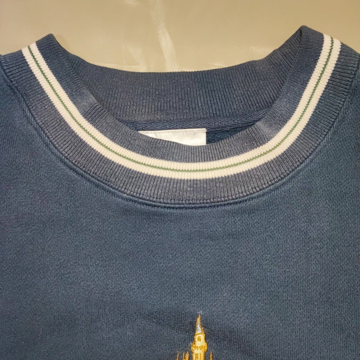Disney ディズニー ワールド ツアー Lサイズ 刺繍 ネイビー Disney ディズニー ワールド ツアー Lサイズ 刺繍 ネイビー