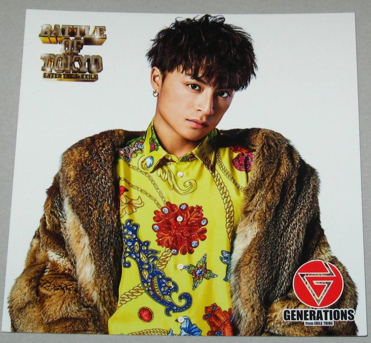 〓 GENERATIONS from EXILE TRIBE 白濱亜嵐[BATTLE OF TOKYO] 特典アザージャケット_画像1