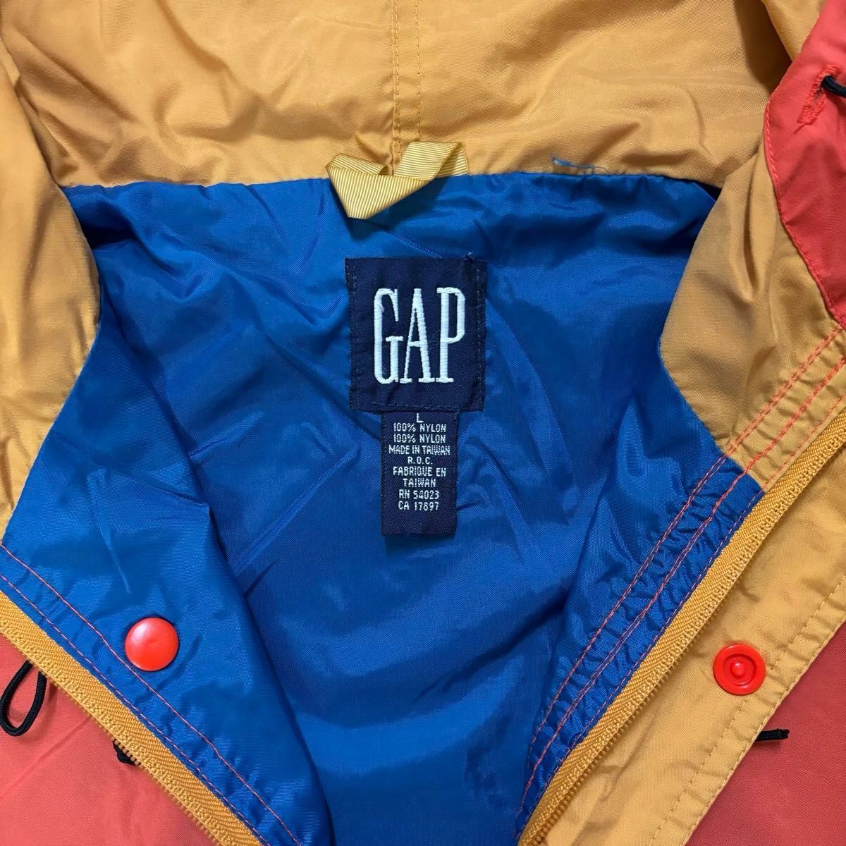 90s OLD GAP アノラックパーカー ギャップ ナイロンジャケット 90s OLD GAP アノラックパーカー ギャップ ナイロンジャケット