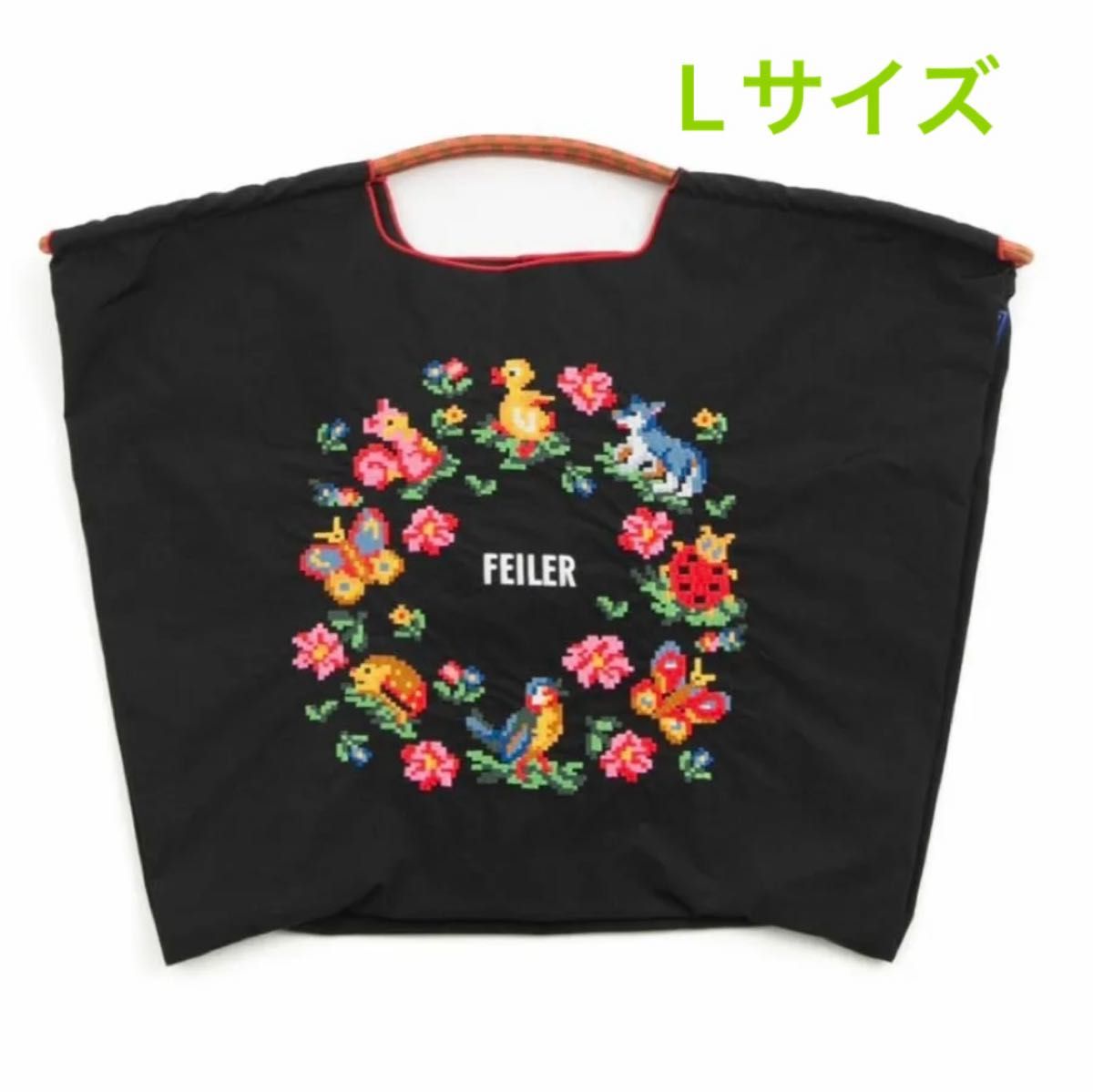 Ball&Chain フェイラー コラボ バッグ ブラック Lサイズ 新品未 Ball&Chain フェイラー コラボ バッグ ブラック Lサイズ 新品未