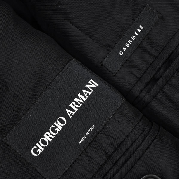 驚愕のカシミヤ100%◎!!!「ARMANI／アルマーニ」定価40万 他を圧倒するオーラを纏う！手触り化け物級のカシミヤ100%◎ ジャケット 48 XL程_画像8