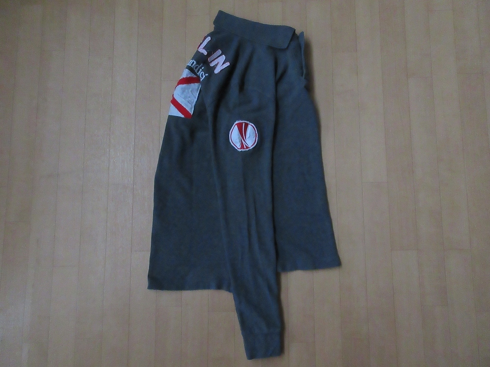  Италия производства UNDICI DUBLIN patch вышивка рубашка-поло с длинным рукавом XS серый серия untichi11 DUBLIN номер cut and sewn футбол Serie A Serie 11