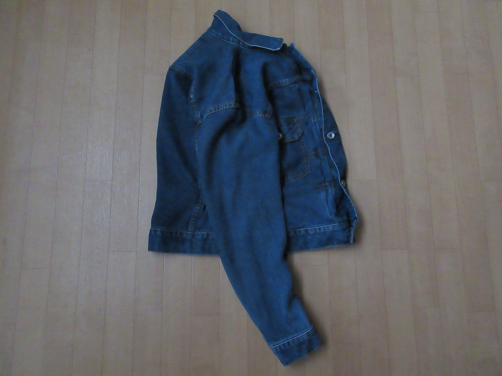 90's 日本製 Levi's W7515-55 セカンド デニム ジャケット 女性用 M リーバイス ジージャン 2nd ブルゾン インディゴ 507XX 復刻 レプリカ_画像4