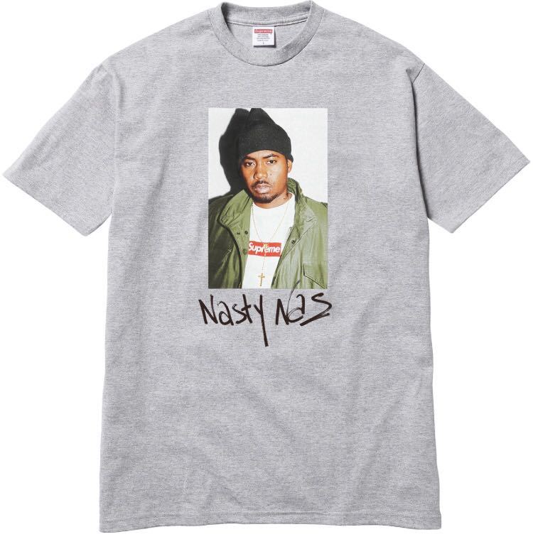 代購代標第一品牌－樂淘letao－Supreme Nas Tee 17AW Grey size S 新品