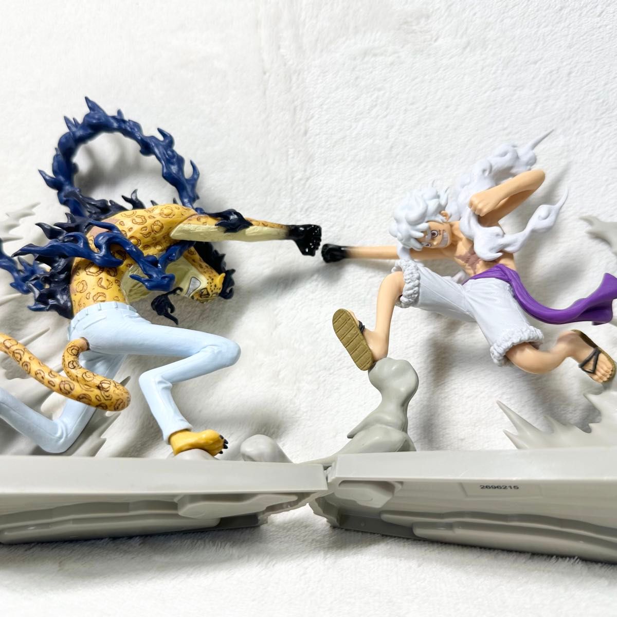 美品】 ワンピース フィギュア 戦光絶景 ルフィ ルッチ 4体 美品】 ワンピース フィギュア 戦光絶景 ルフィ ルッチ 4体