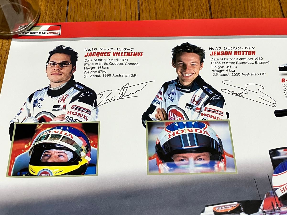 非売品 未展示 HONDA Racing 2003年 F1 B3ポスター ラッキー 非売品 未展示 HONDA Racing 2003年 F1 B3ポスター ラッキー