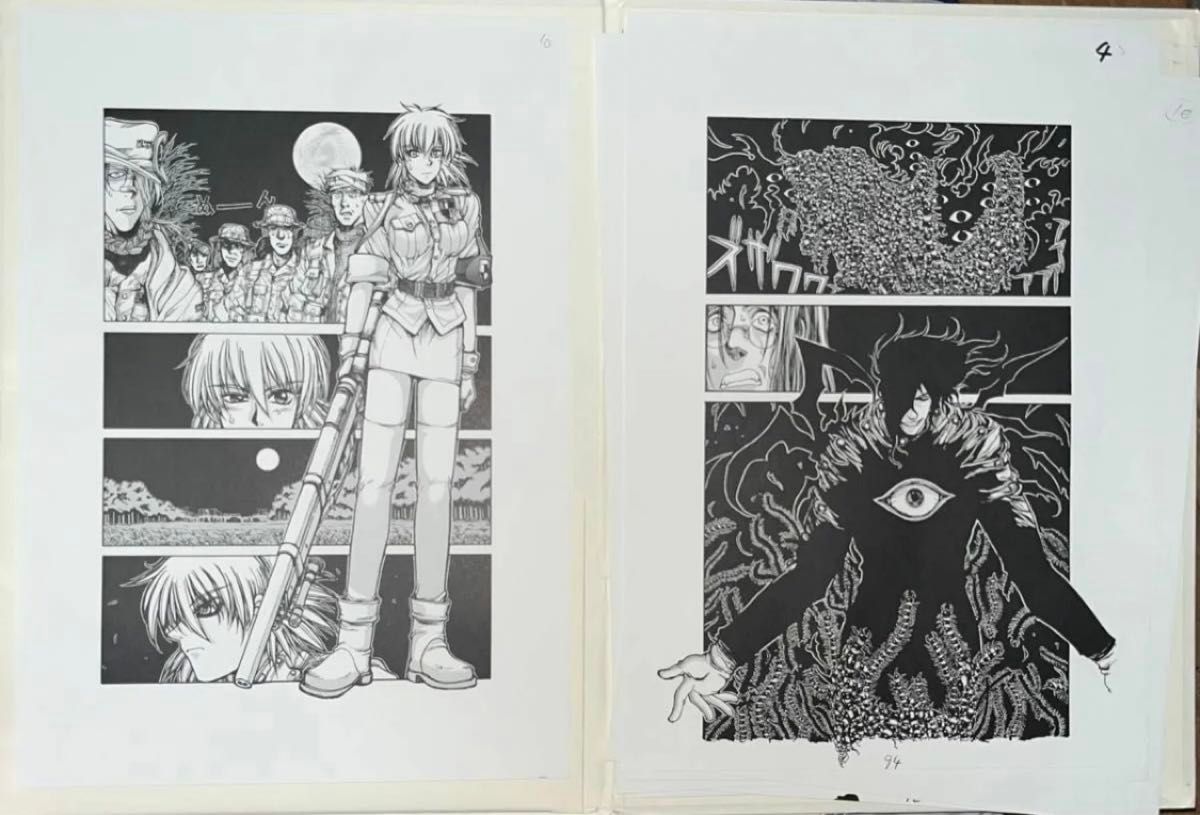 平野耕太 YOUNGKING OURS HELLSING 複製原画 セット HELLSING 平野耕太 YOUNGKING OURS HELLSING 複製原画 セット HELLSING
