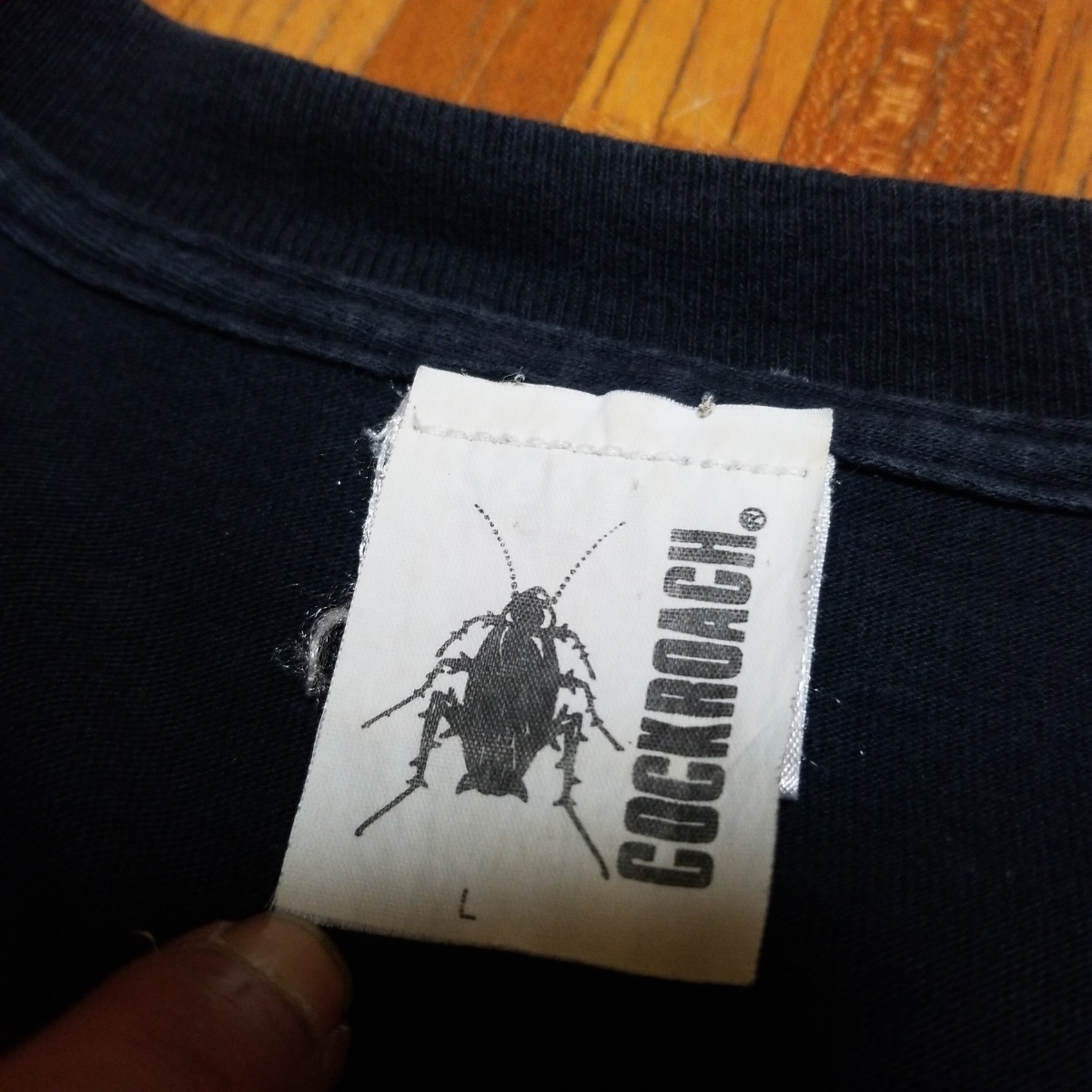 cockroach Tシャツ　サイズL コックローチ　スケートボード　ヴィンテージ　オーストラリア　Usa製　oneita_画像4