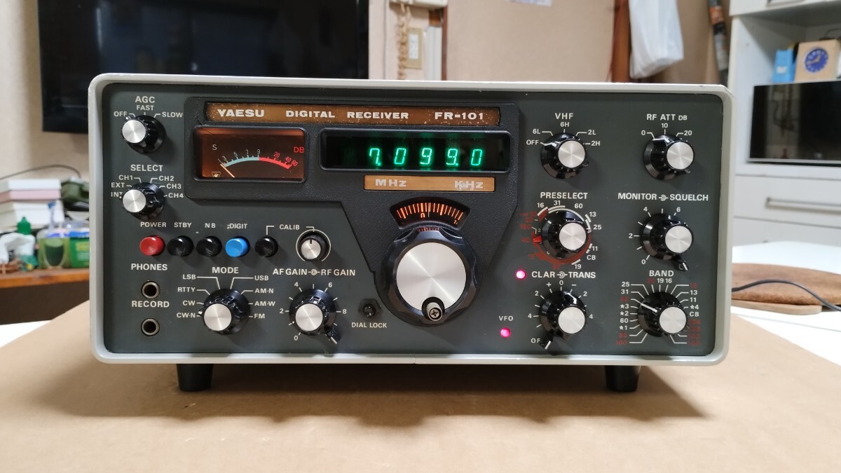 YAESU 八重洲無線 短波帯受信機 FR-101 D/Dタイプ 受信できます YAESU 八重洲無線 短波帯受信機 FR-101 D/Dタイプ 受信できます