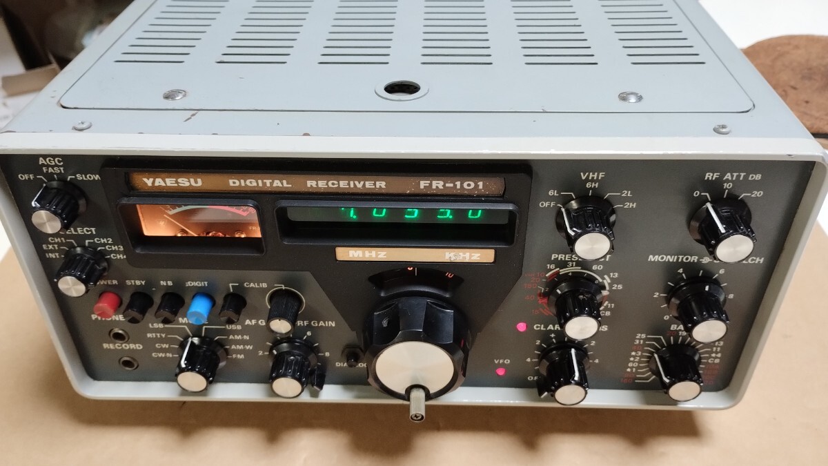 YAESU 八重洲無線 短波帯受信機 FR-101 D/Dタイプ 受信できます YAESU 八重洲無線 短波帯受信機 FR-101 D/Dタイプ 受信できます