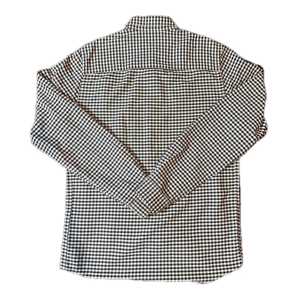 ami papris アミパリス ハート刺繍 チェック柄 長袖シャツ 37 XS ami papris アミパリス ハート刺繍 チェック柄 長袖シャツ 37 XS