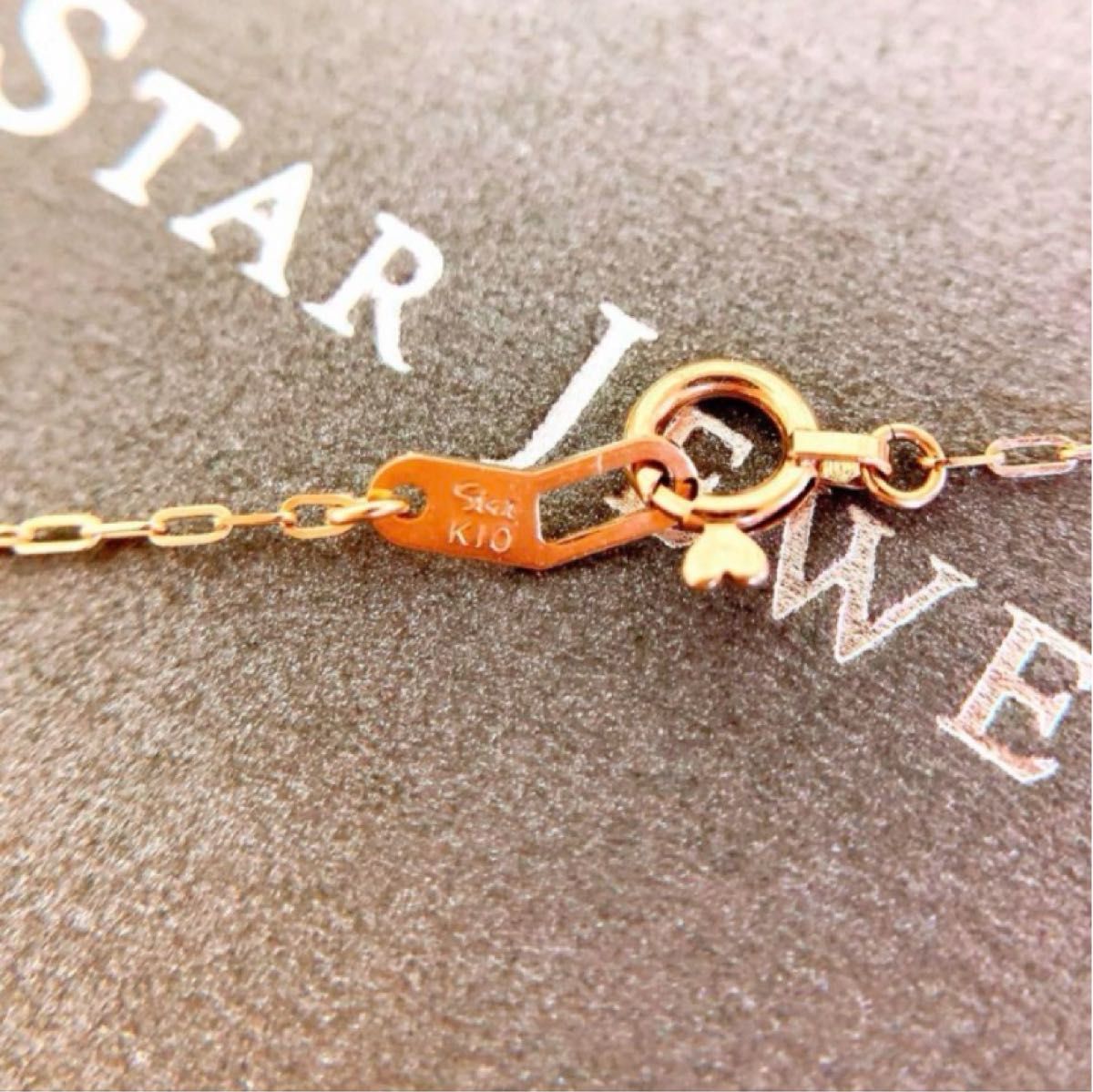 美品 スタージュエリー k10YGロングY字チェーンネックレス k10 美品 スタージュエリー k10YGロングY字チェーンネックレス k10