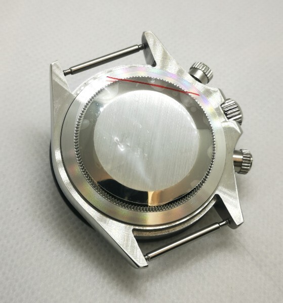 VK63 40mm SS クロノグラフ ケースセット カスタム seikomod VK63 40mm SS クロノグラフ ケースセット カスタム seikomod