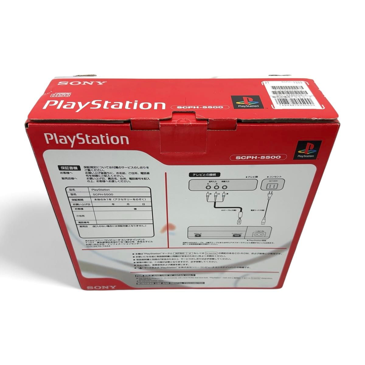 未使用 デッドストック SONY 初代 PS1 本体 SCPH-5500 未使用 デッドストック SONY 初代 PS1 本体 SCPH-5500