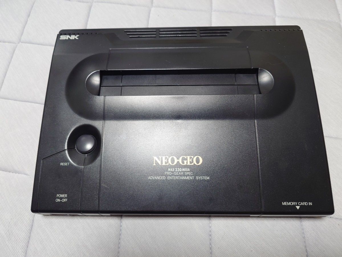 NEOGEO ネオジオ 本体+コントローラー+メモリーカード2枚 真サムライスピリッツROM SNK NEOGEO ネオジオ 本体+コントローラー+メモリーカード2枚 真サムライスピリッツROM SNK