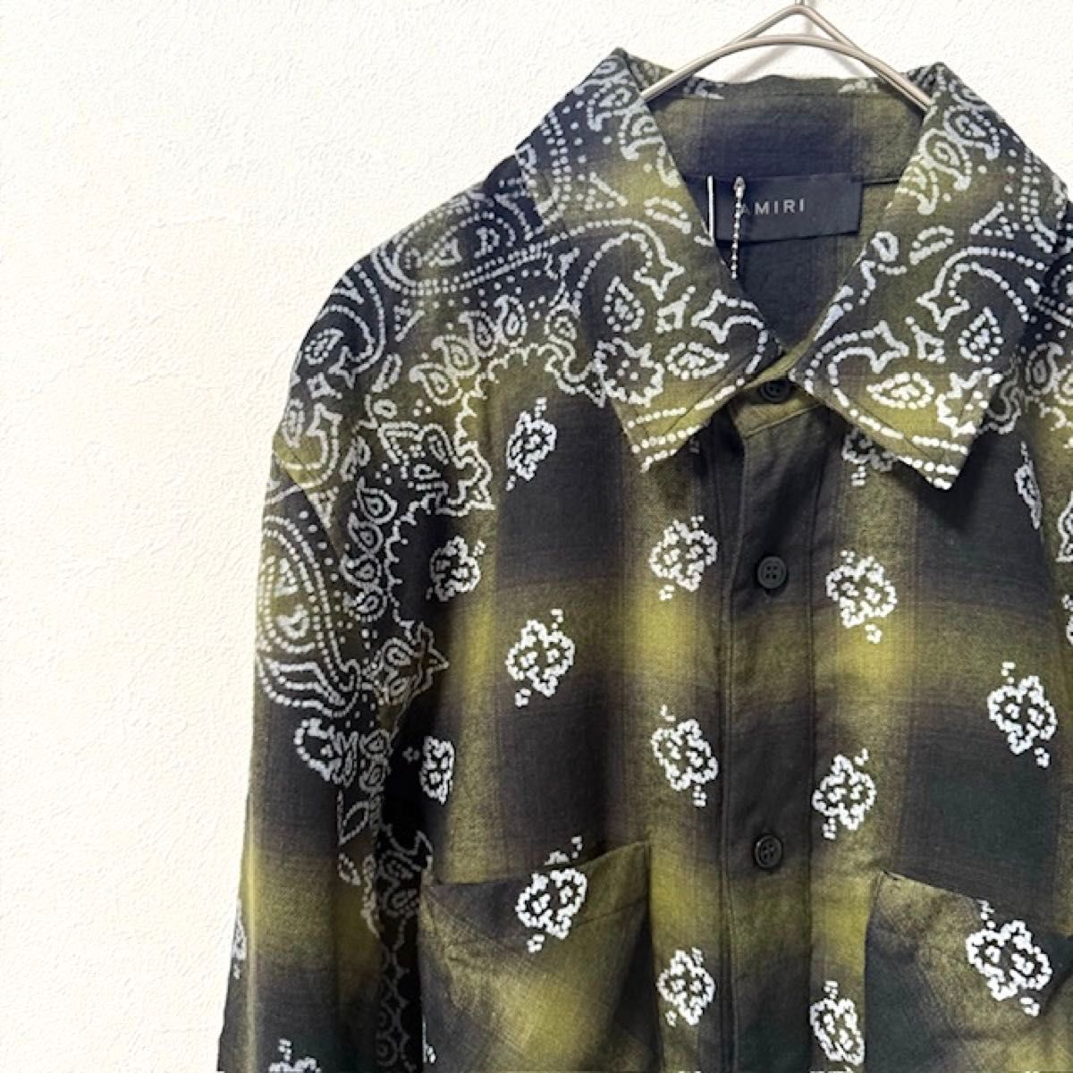 新品・本物 【AMIRI (アミリ) 】ペイズリー柄 バックロゴ 新品・本物 【AMIRI (アミリ) 】ペイズリー柄 バックロゴ