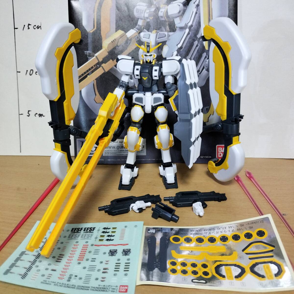 【超安い】 HGUC 1/144 サンダーボルト アトラスガンダム 完成品 ジャンク 完成品