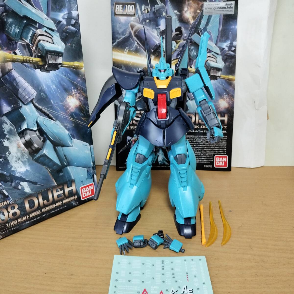 専門店では RE 1/100 完成品 素組 カラバ エゥーゴ ディジェ MSK-008 完成品
