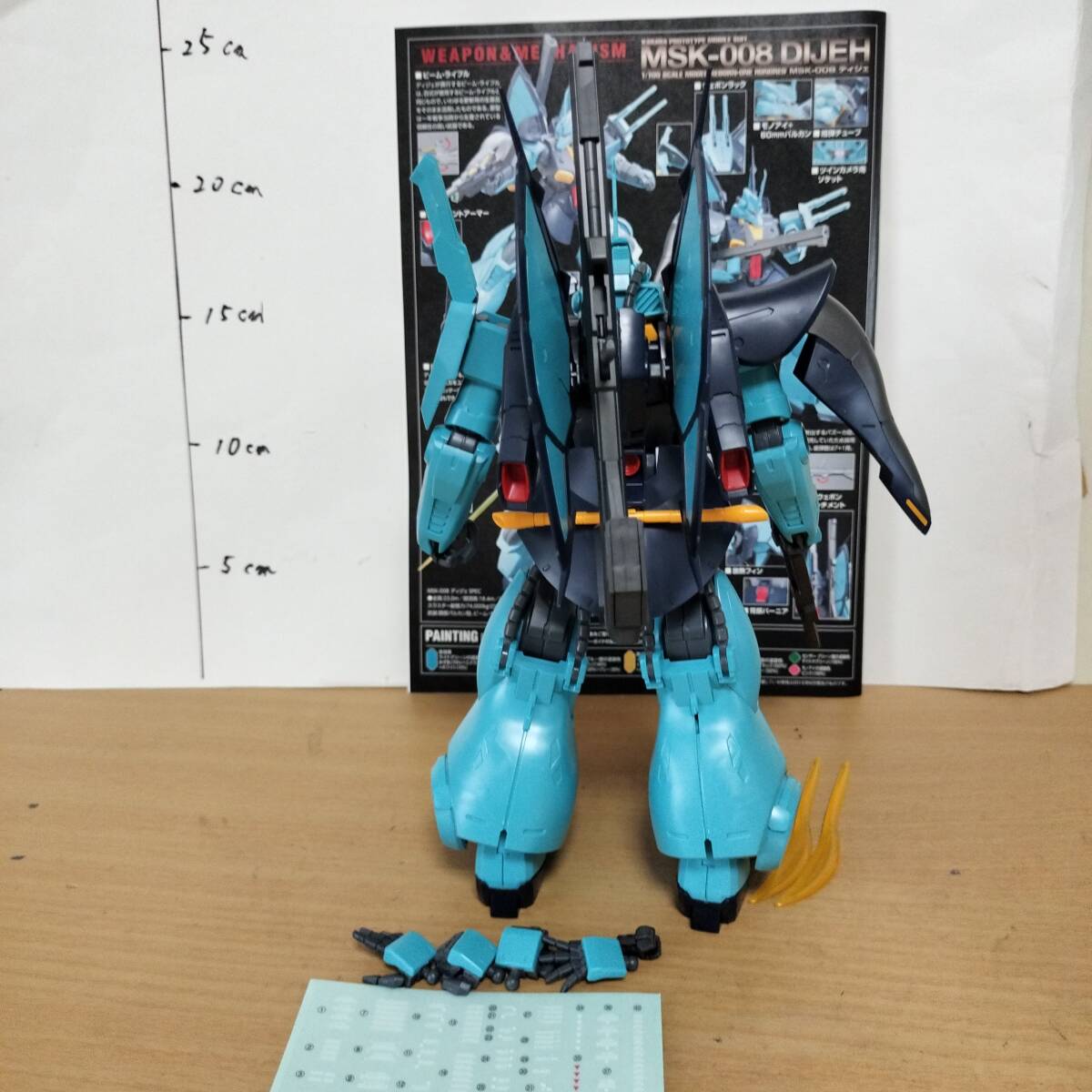 メーカー RE 1/100 MSK-008 ディジェ エゥーゴ カラバ 素組 完成品 完成品