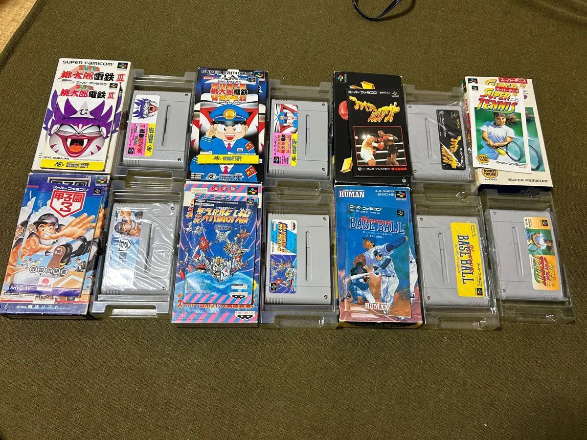 SFC】スーパーファミコン本体一式とソフト26本セット 【動作確認 SFC】スーパーファミコン本体一式とソフト26本セット 【動作確認