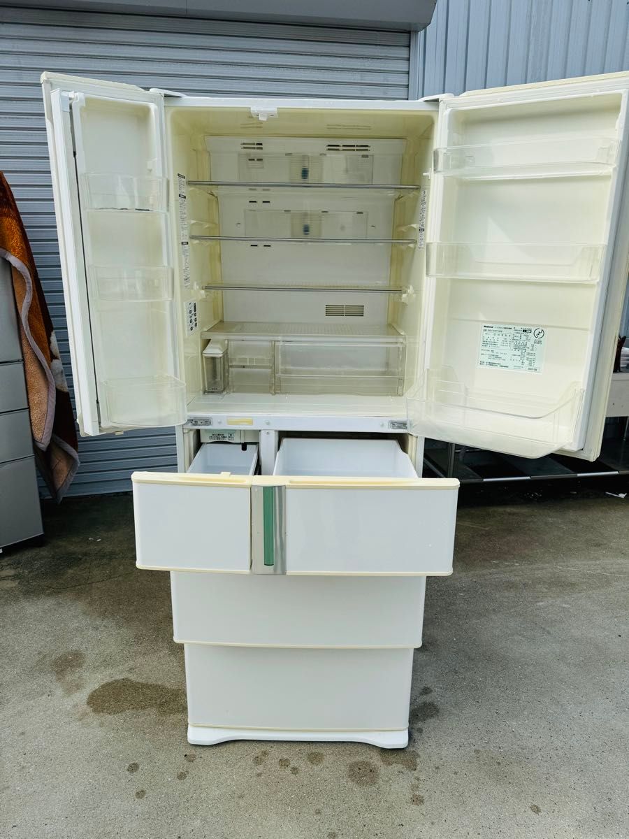National ナショナル 冷蔵庫 冷凍庫 動作品 495L 大容量 6ドア National ナショナル 冷蔵庫 冷凍庫 動作品 495L 大容量 6ドア