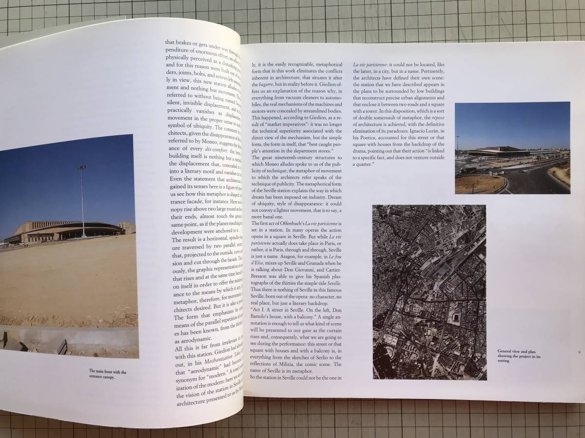 『LOTUS 70 Lotus International/Quarterly Architectural Review』Pierluigi Nicolin 「The New Station of Seville」Rizzoli 1991年 1808_画像3