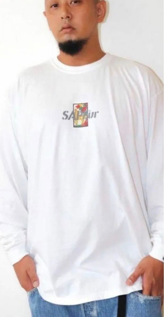 SCB奈良】サプール SAPEur 花札 ロッドマン ロングTシャツ XL SCB奈良】サプール SAPEur 花札 ロッドマン ロングTシャツ XL