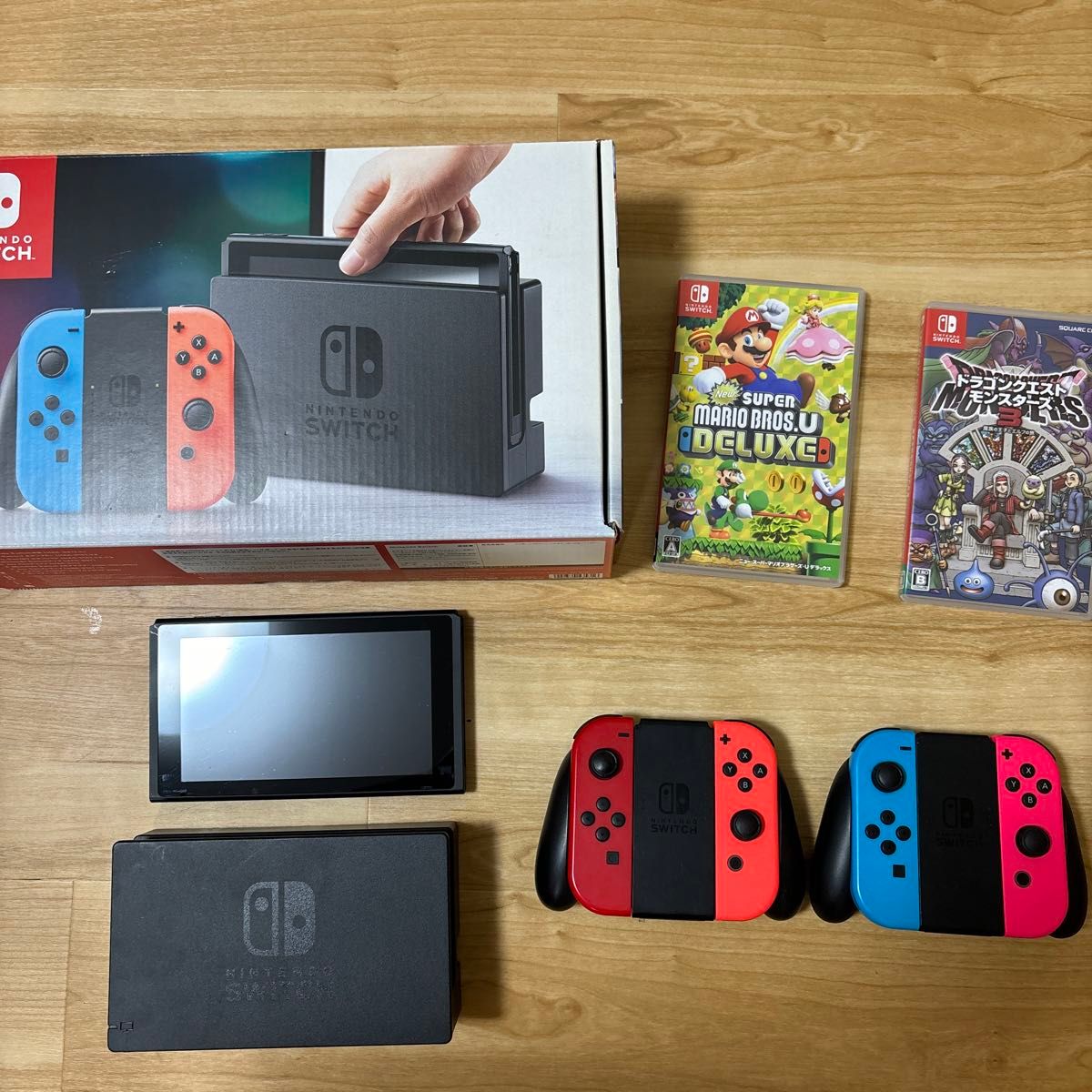Nintendo Switch 本体 カセット2つ・Joy-Con4本付き ニンテンドースイッチ 本体 Joy-Con x 4 ソフト2本セット|Yahoo