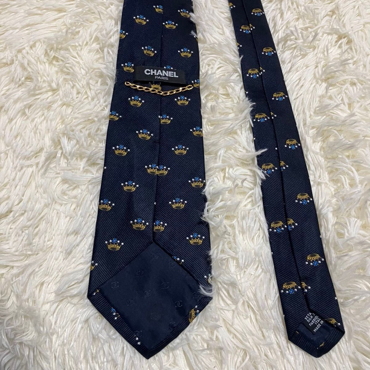 匿名発送 正規品】定価27 400円 chanel シャネル ネクタイ 総柄 匿名発送 正規品】定価27 400円 chanel シャネル ネクタイ 総柄