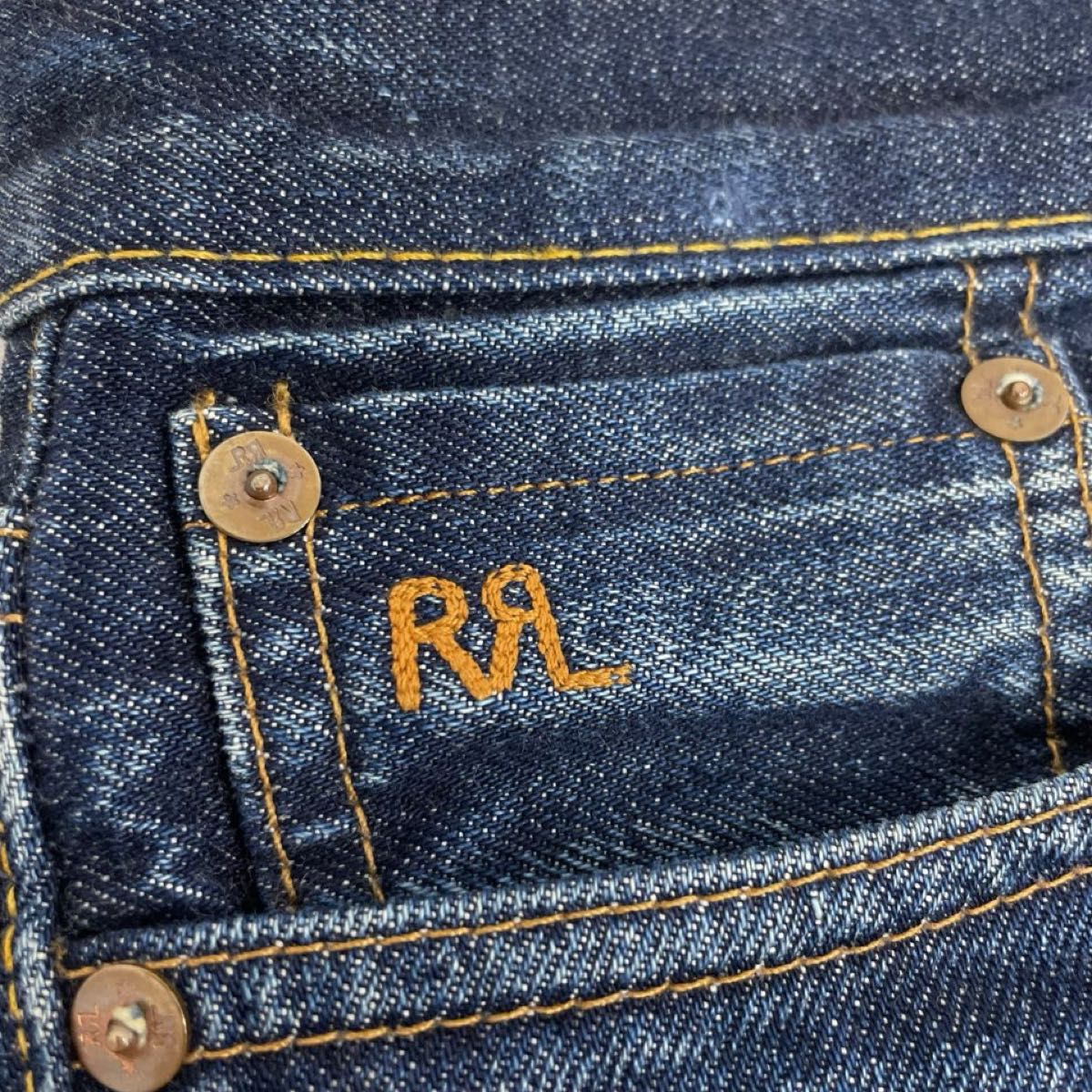 RRL ダブルアールエル デニム 刺繍 5ポケット ダメージ加工 29 RRL ダブルアールエル デニム 刺繍 5ポケット ダメージ加工 29
