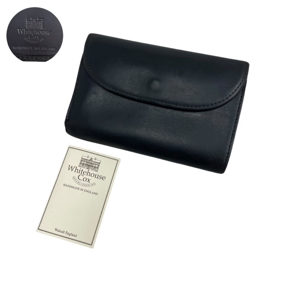 バイカラー】 ホワイトハウスコックス 財布 三つ折り財布 バイカラー】 ホワイトハウスコックス 財布 三つ折り財布