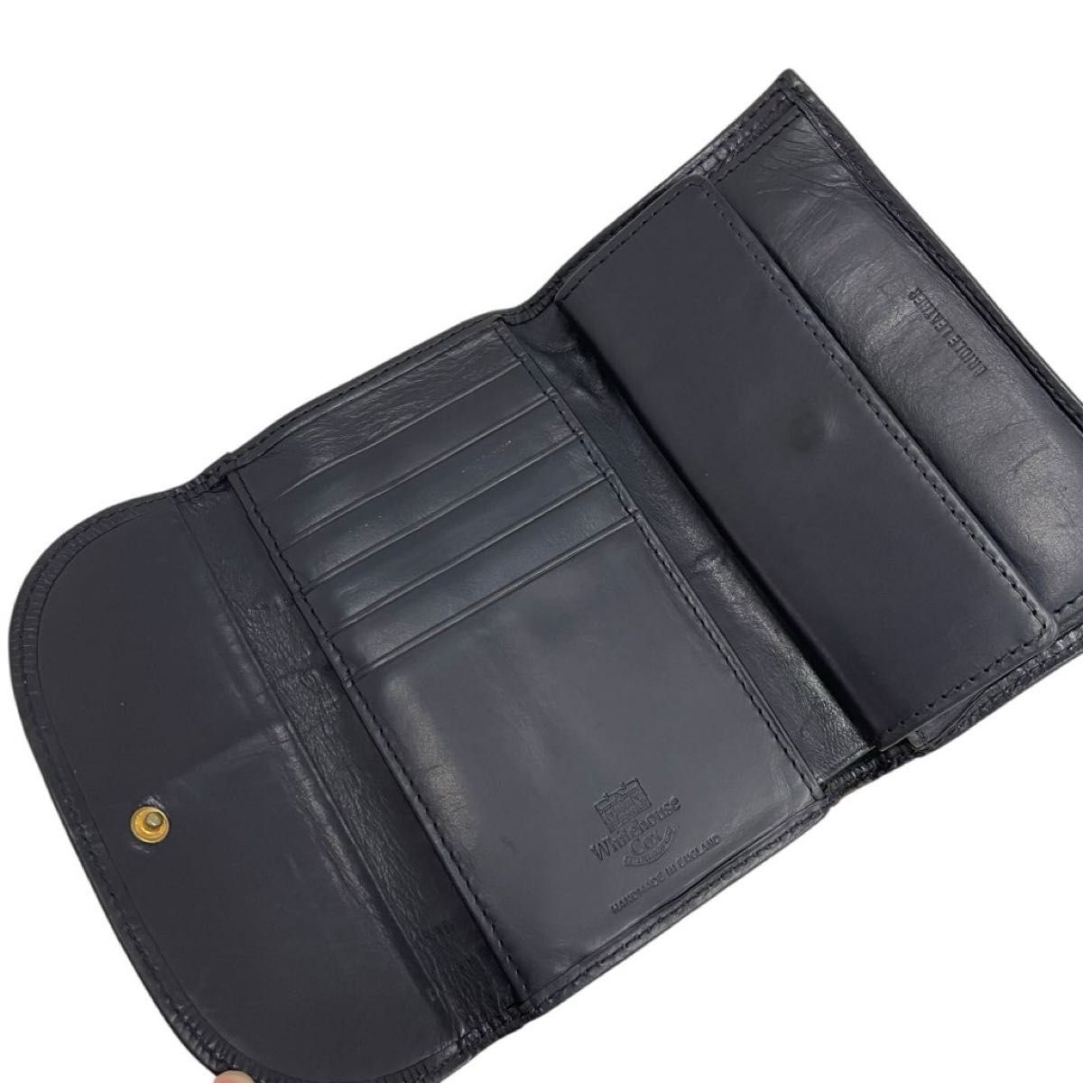 バイカラー】 ホワイトハウスコックス 財布 三つ折り財布 バイカラー】 ホワイトハウスコックス 財布 三つ折り財布