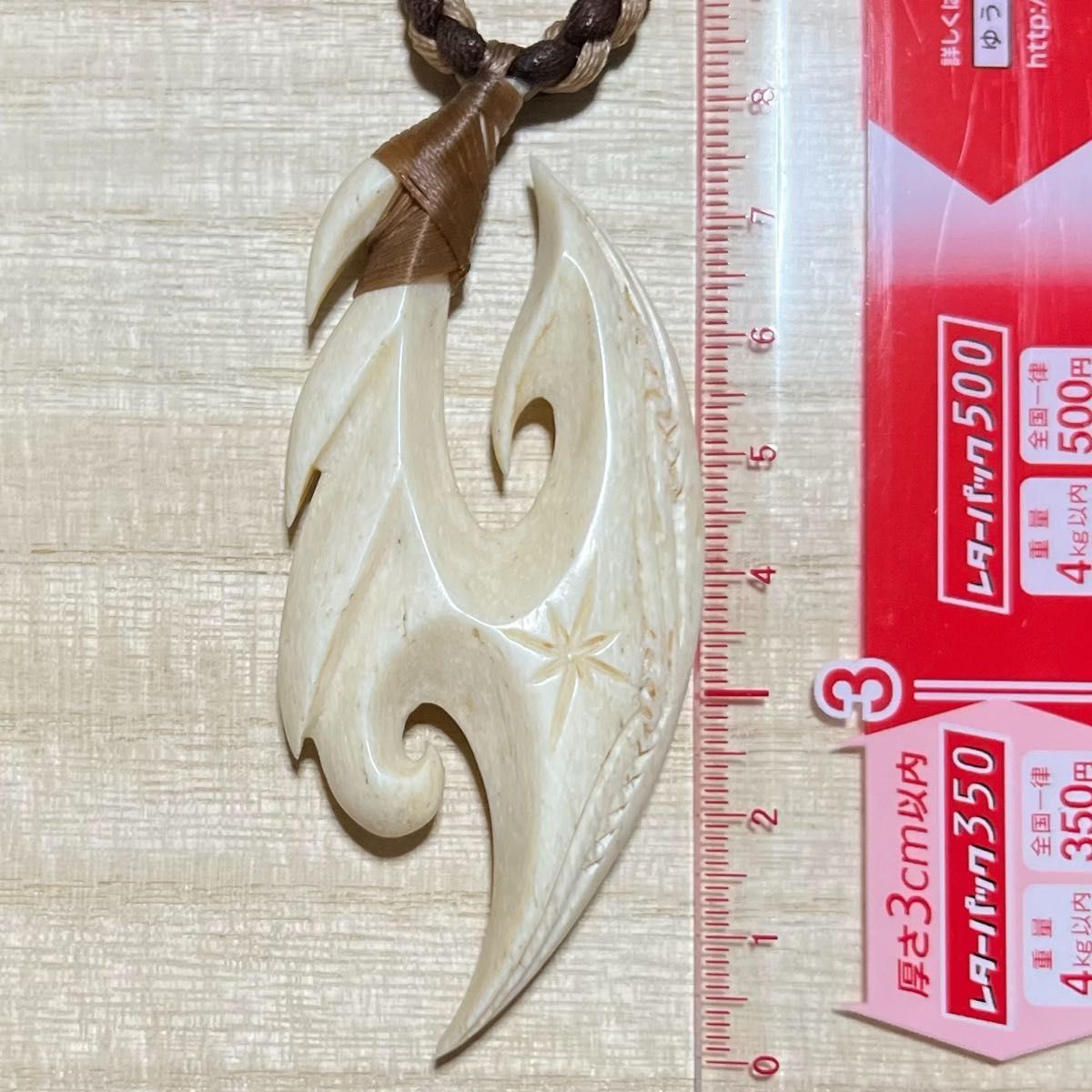Kz' Bone マッコウクジラ顎骨 ボーンフック ボーンカービング Kz' Bone マッコウクジラ顎骨 ボーンフック ボーンカービング